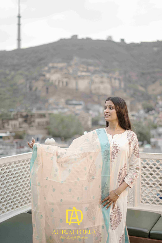 Off White Dupatta