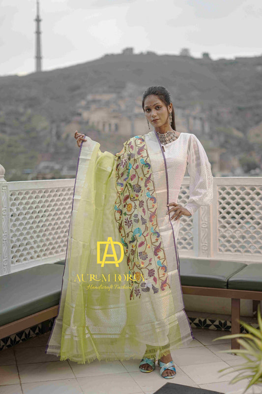 Pista Green Dupatta